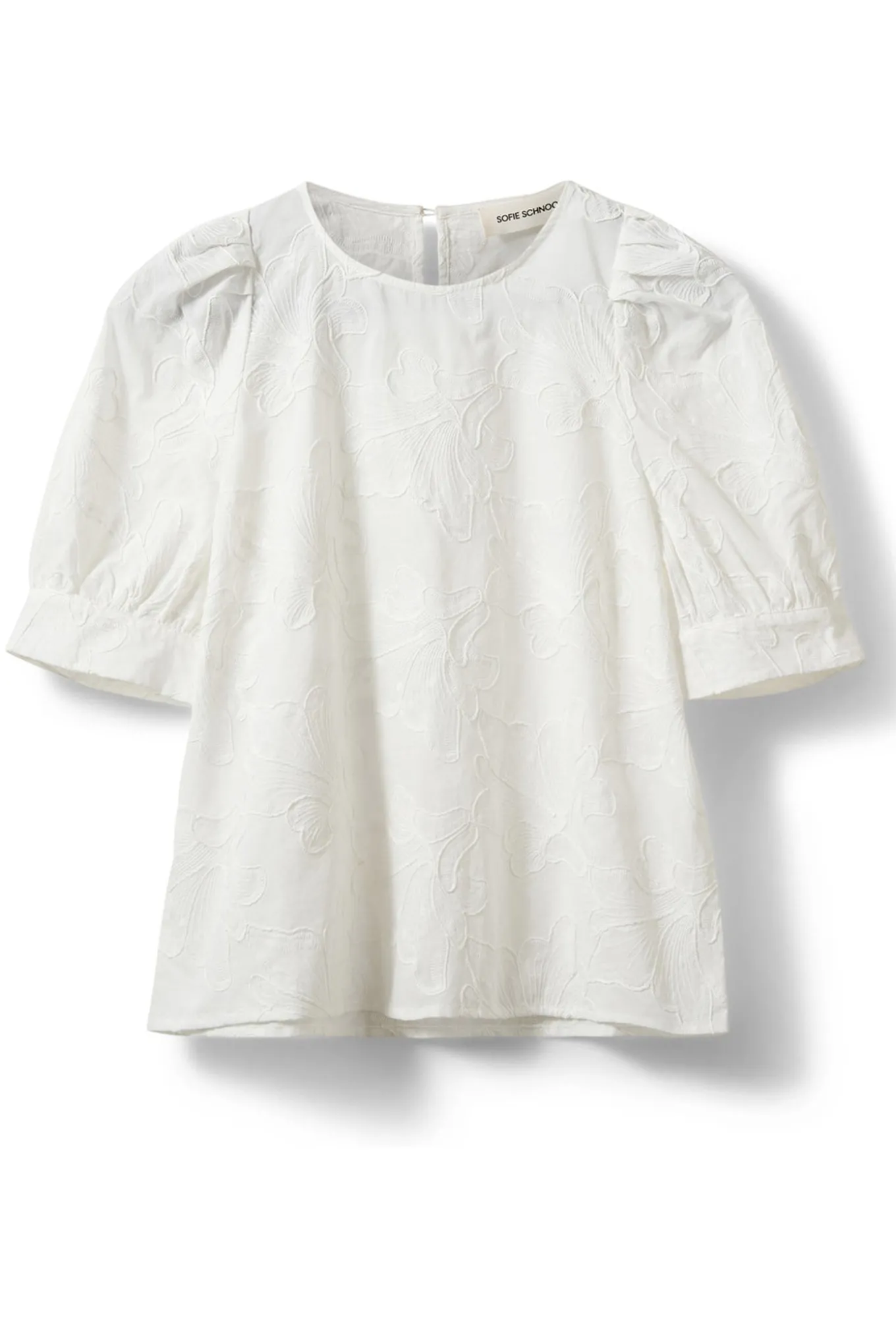 AHLIASW PUFF SLEEVE BLOUSE 0100 White S261395