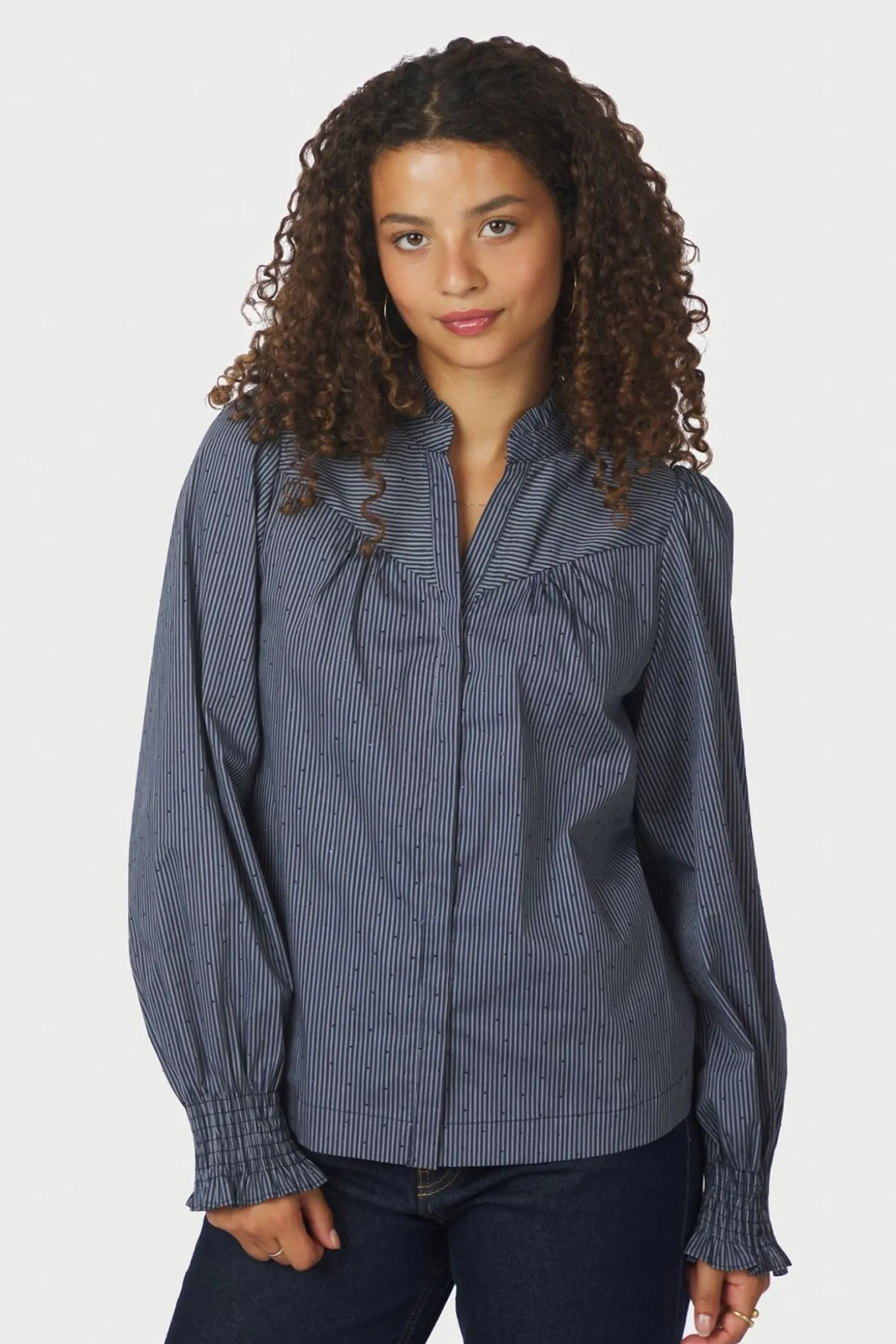 Astrida Stripe Stone Navy 167292
