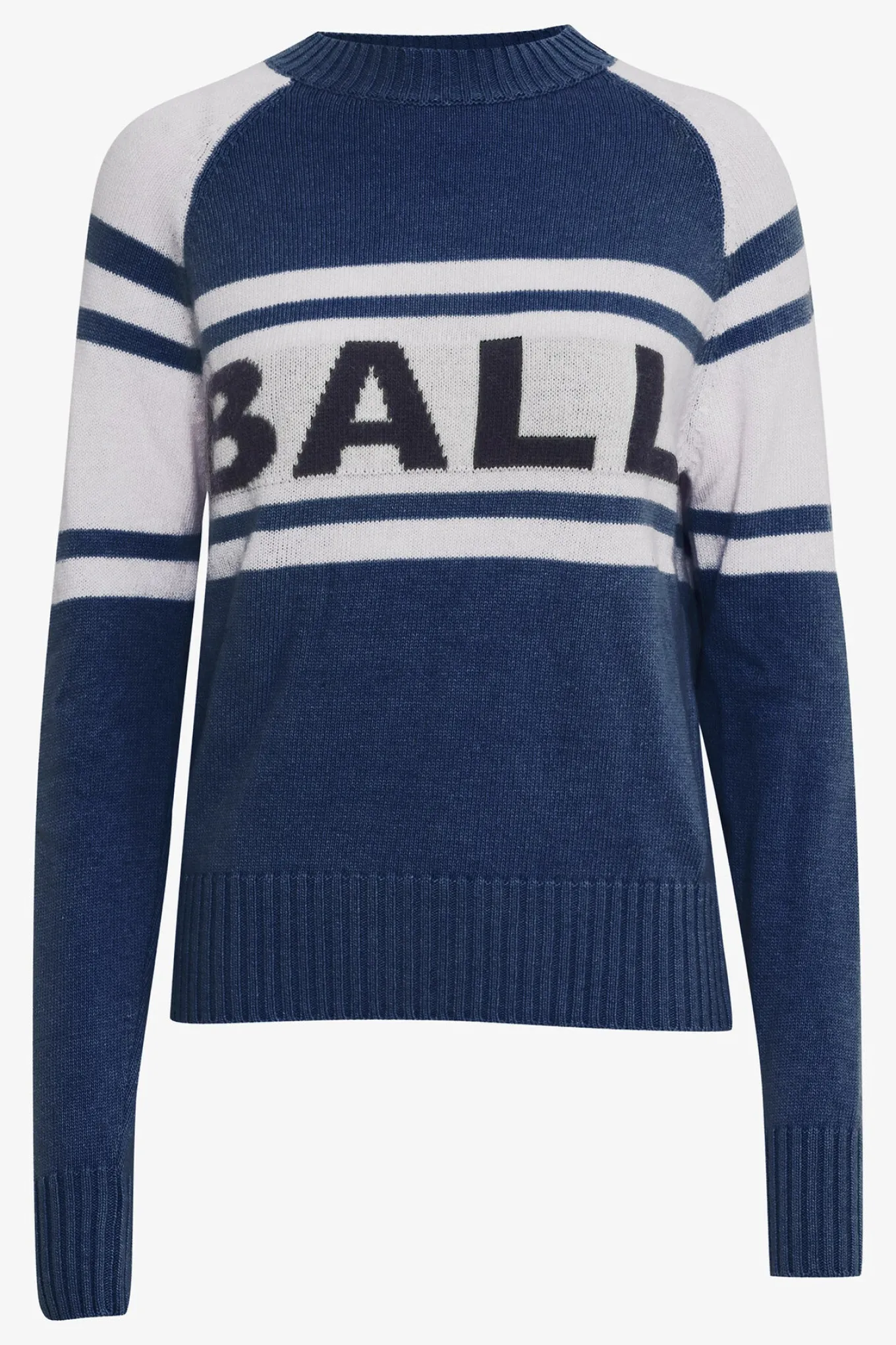 BAEVEREST LOGO KNIT Black Iris melange 50405018