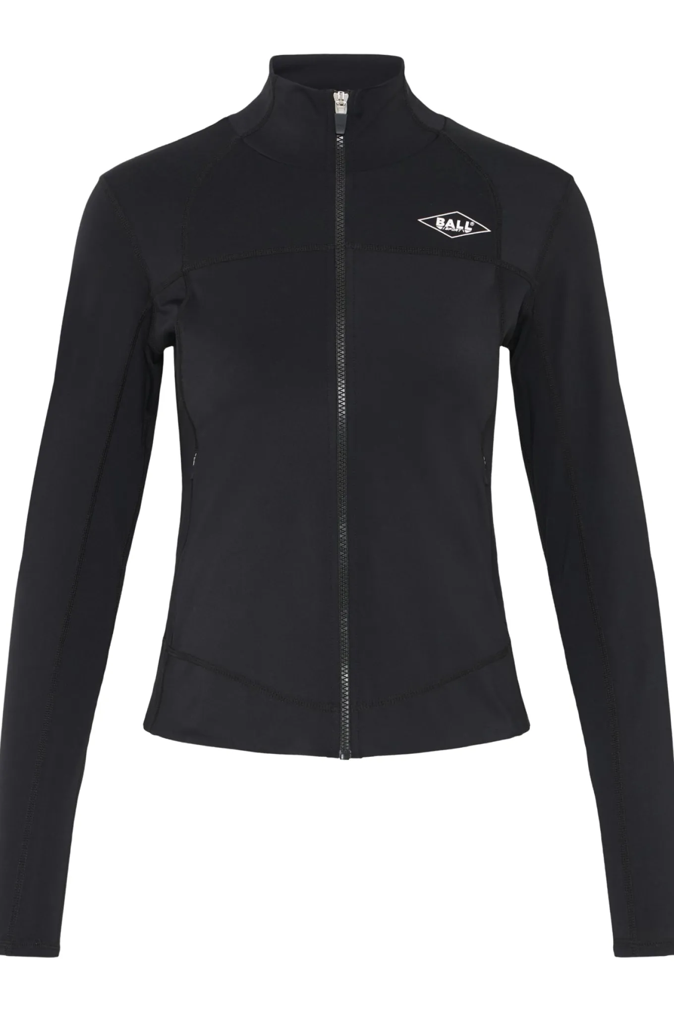 BAFORMA LS ZIPBLOUSE Black 193911 50405369
