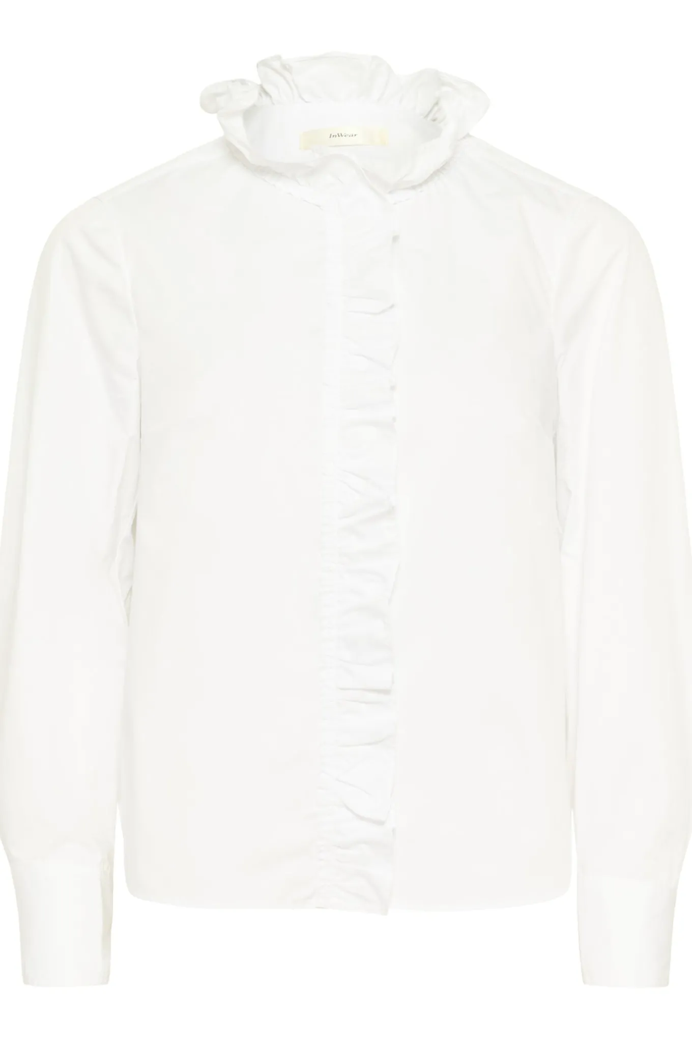 CAPELLAIW FRILL SHIRT Pure White 300001 30112193
