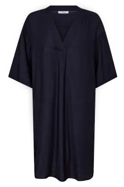CarynCC Pleat Tunic Dress 120Navy 36432