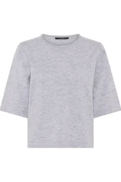 ChalinaBBAndra knit Light Grey Melange BBW4837