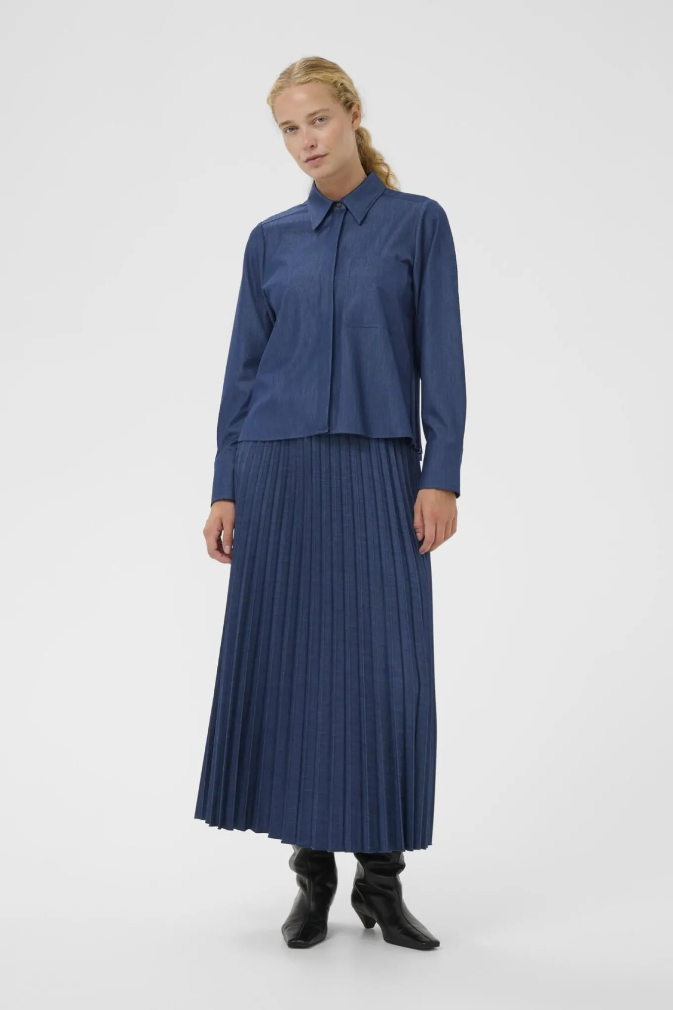CHERRIEIW SKIRT Dark Denim 194118 30112200