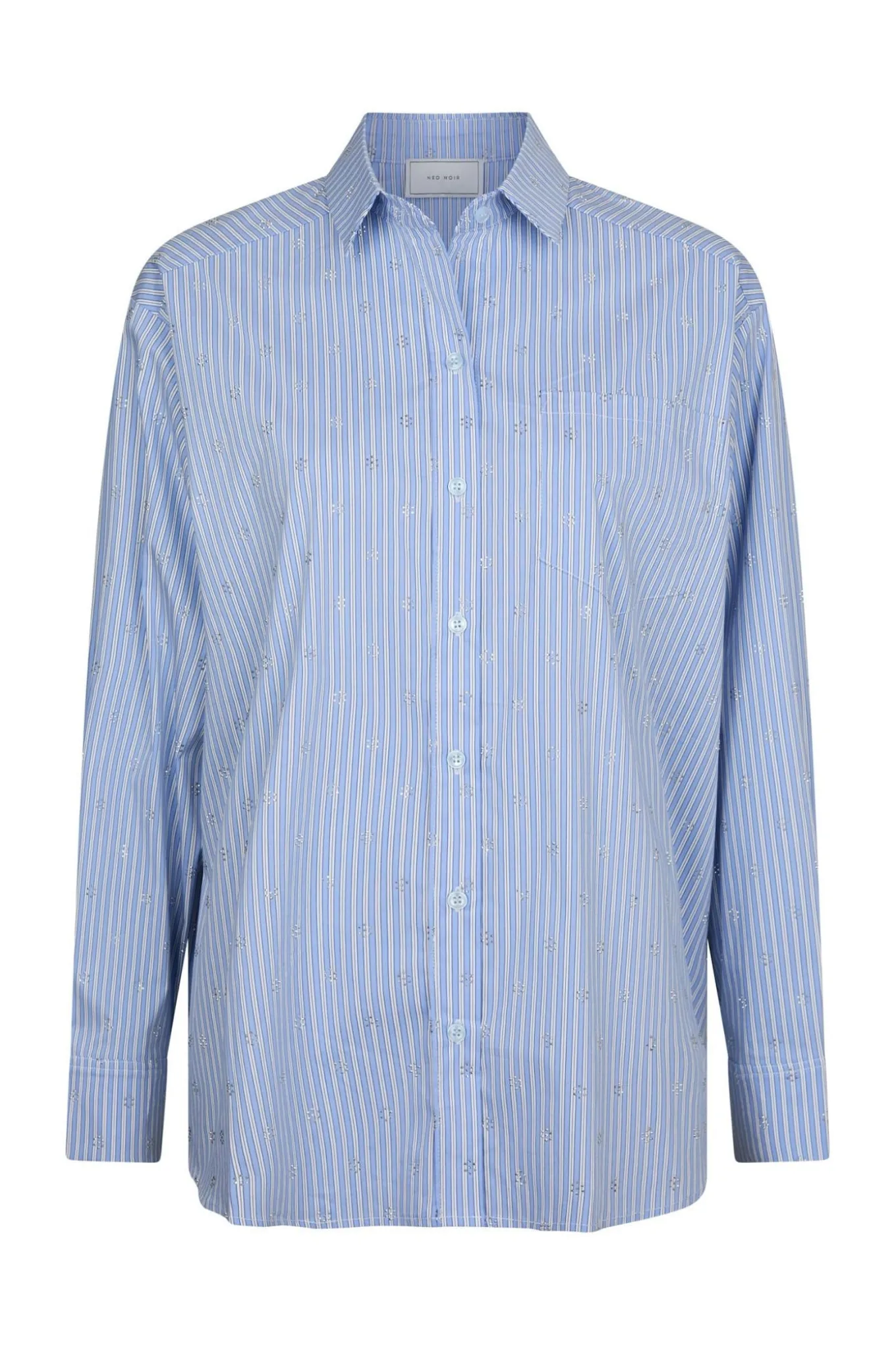 Dalma Decoration Shirt Light Blue 166911