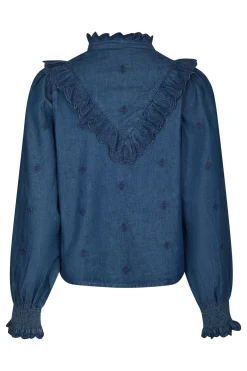 Degas Denim Blouse Blue 166229