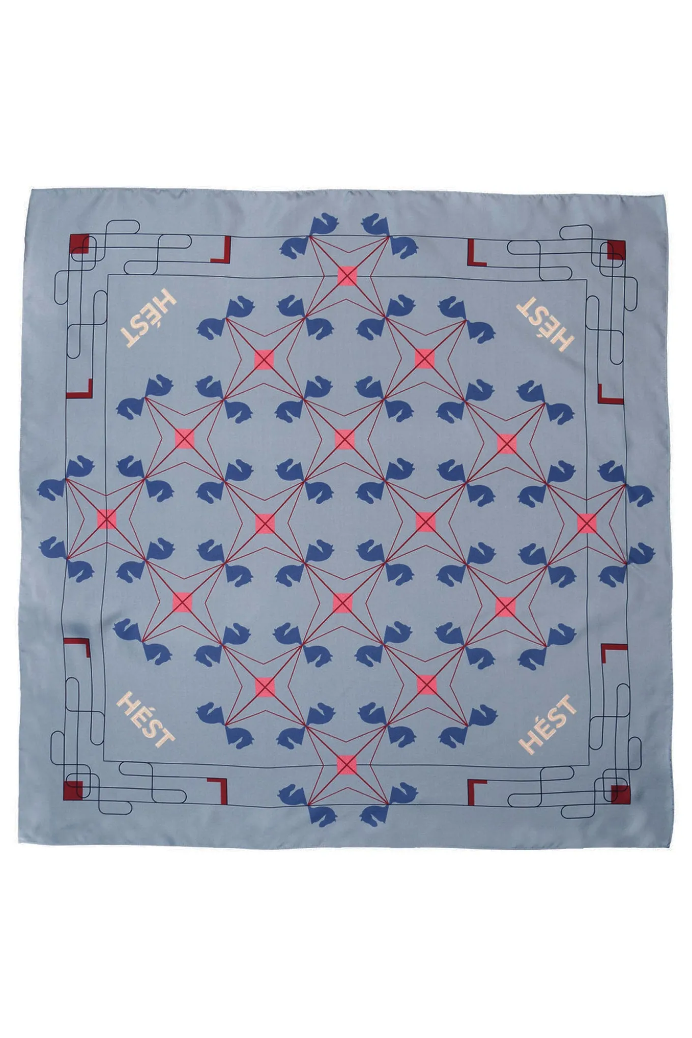 ELIZA Silk Scarf Small 7003 Titanium
