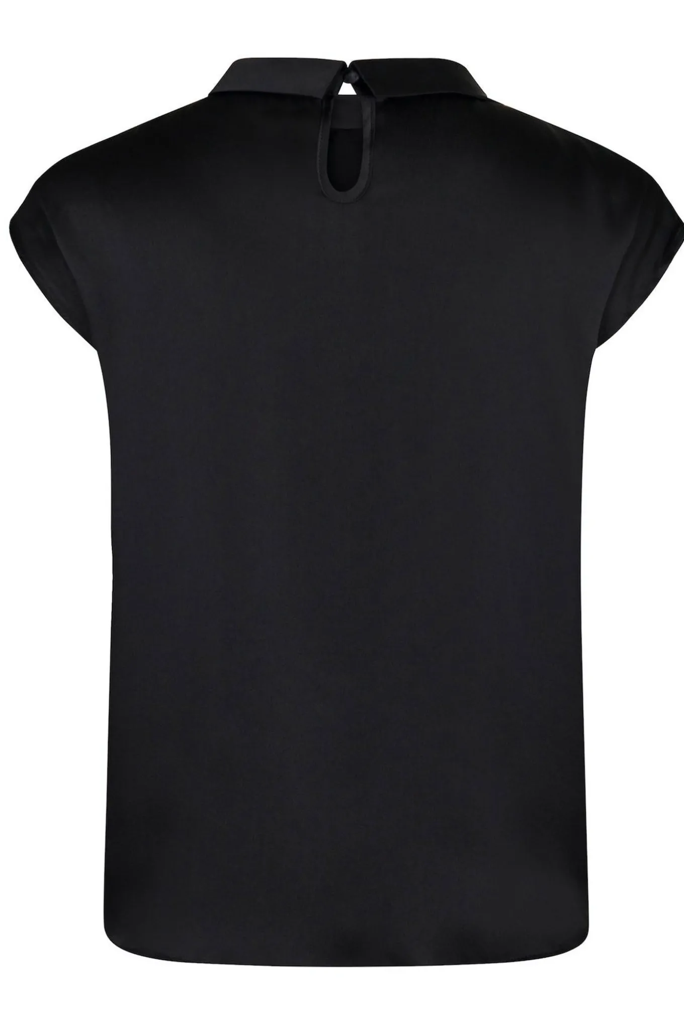 Fleur Drapy Satin Black 160990