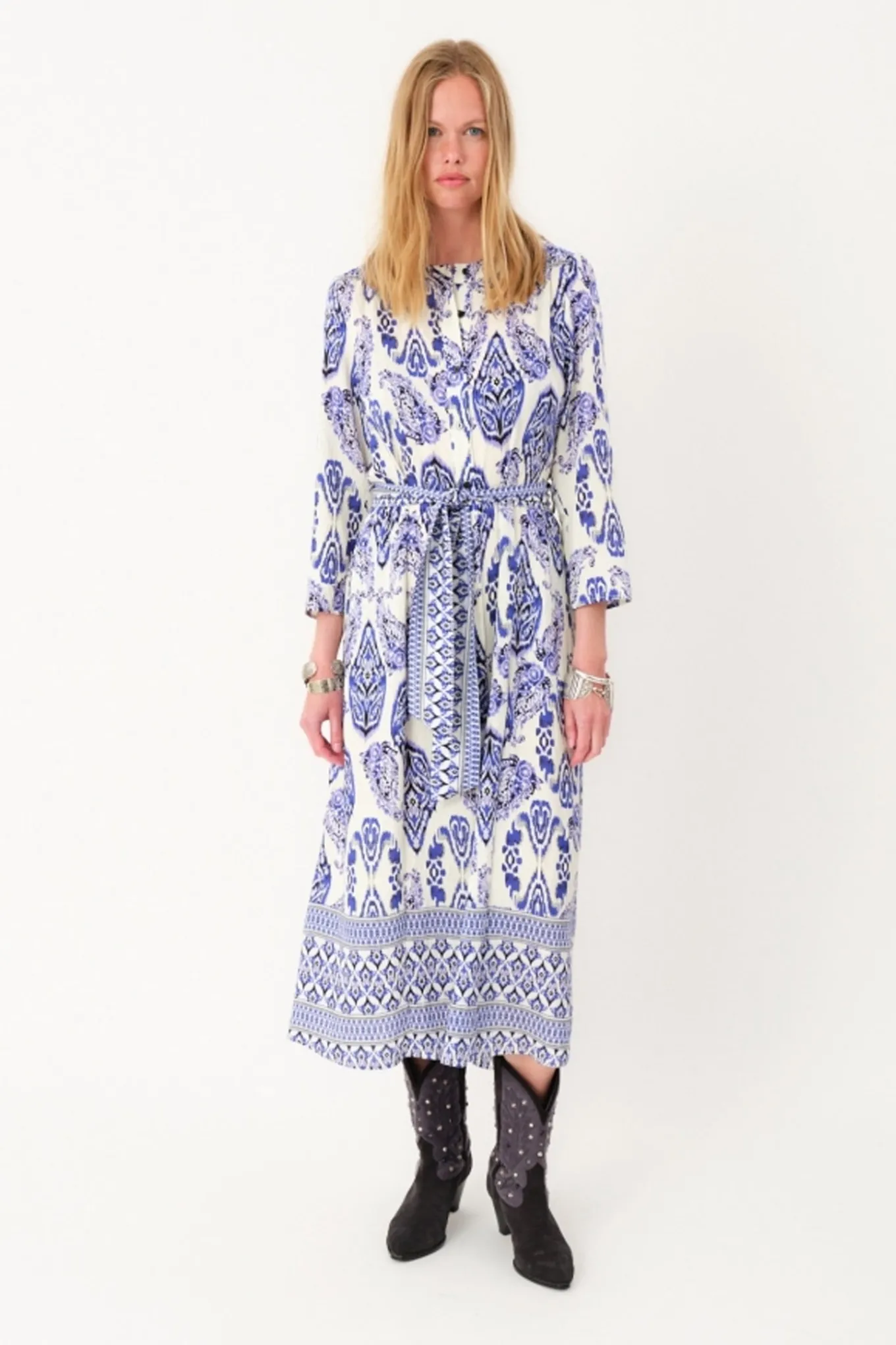 HarperLL Maxi Dress 3/4 20 Blue 254633020