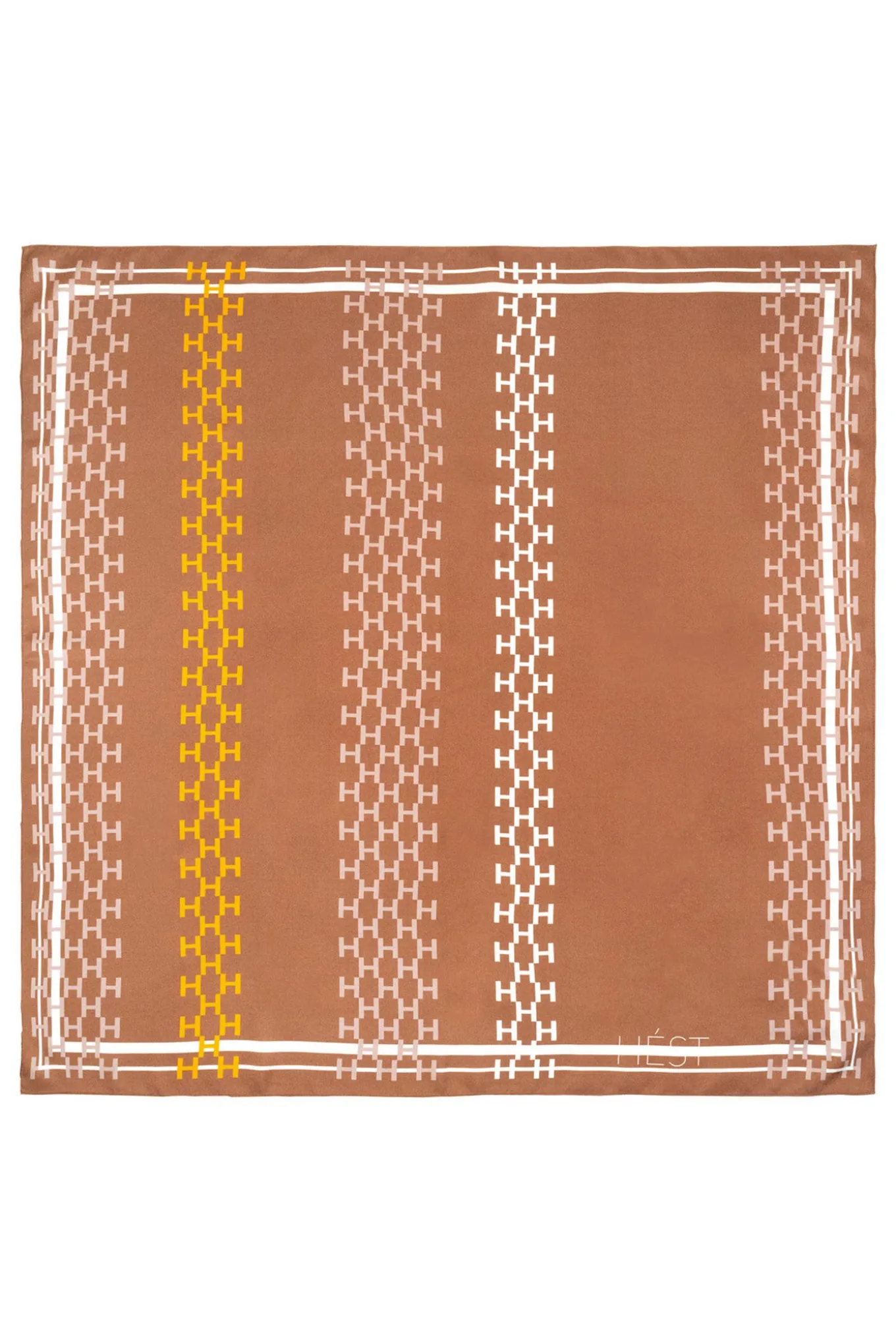 ISADORA Silk Scarf Large 6005 Mocha Mousse 2610330576