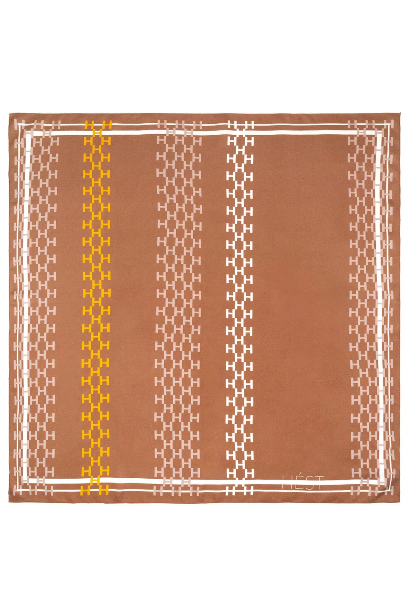 ISADORA Silk Scarf Small 6005 Mocha Mousse 2610330577