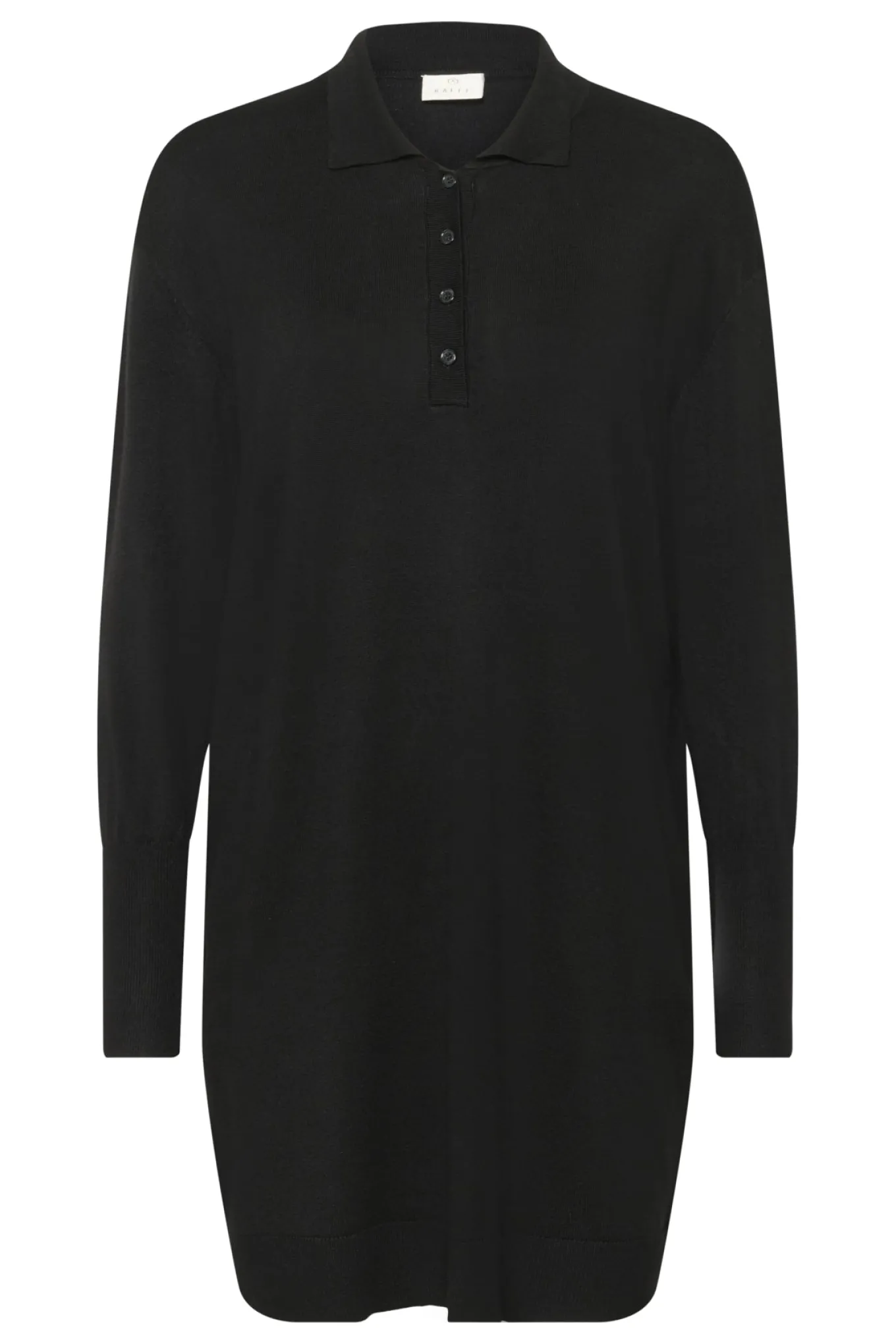 KAlizza Polo Knit Dress Black deep 10510688