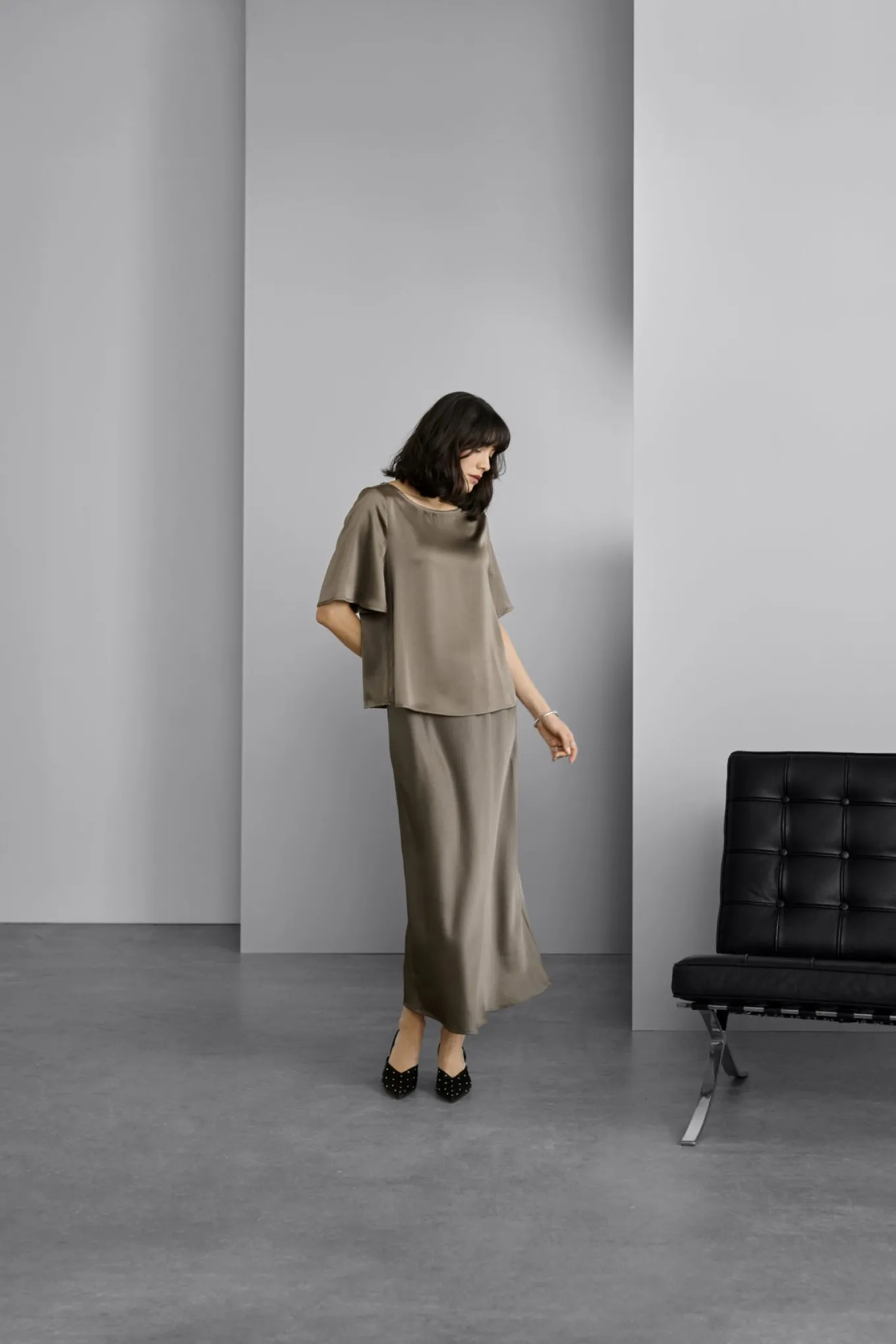 KAlotte Skirt Morel 10508853