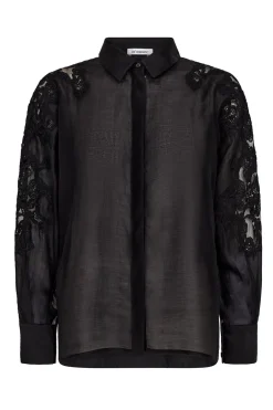 KawaCC Embroidery Shirt 96Black 35988