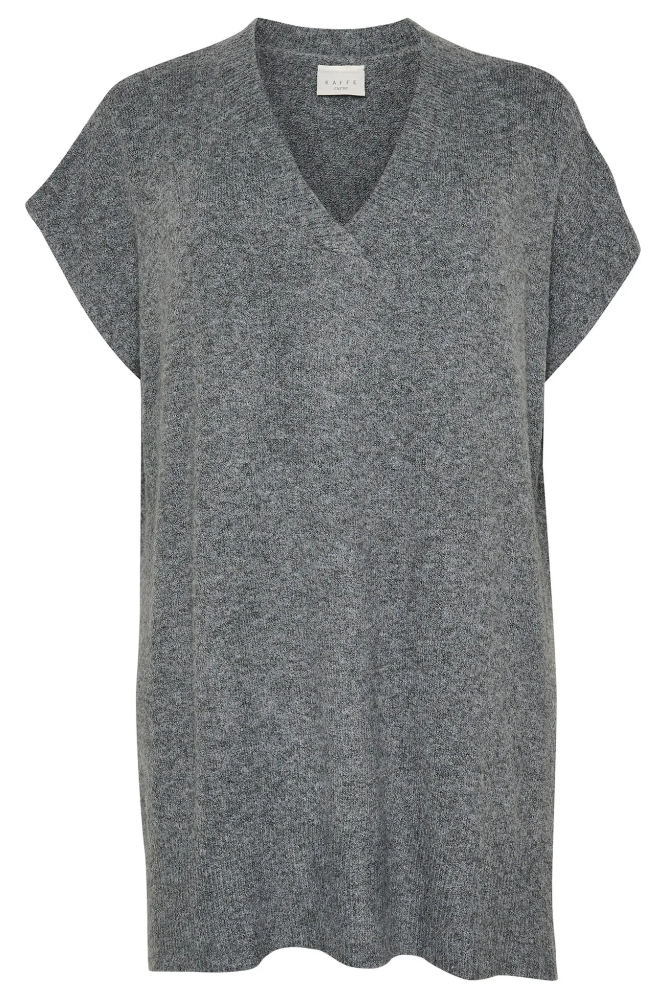KCannett Knit Poncho Dark grey melange 10582738