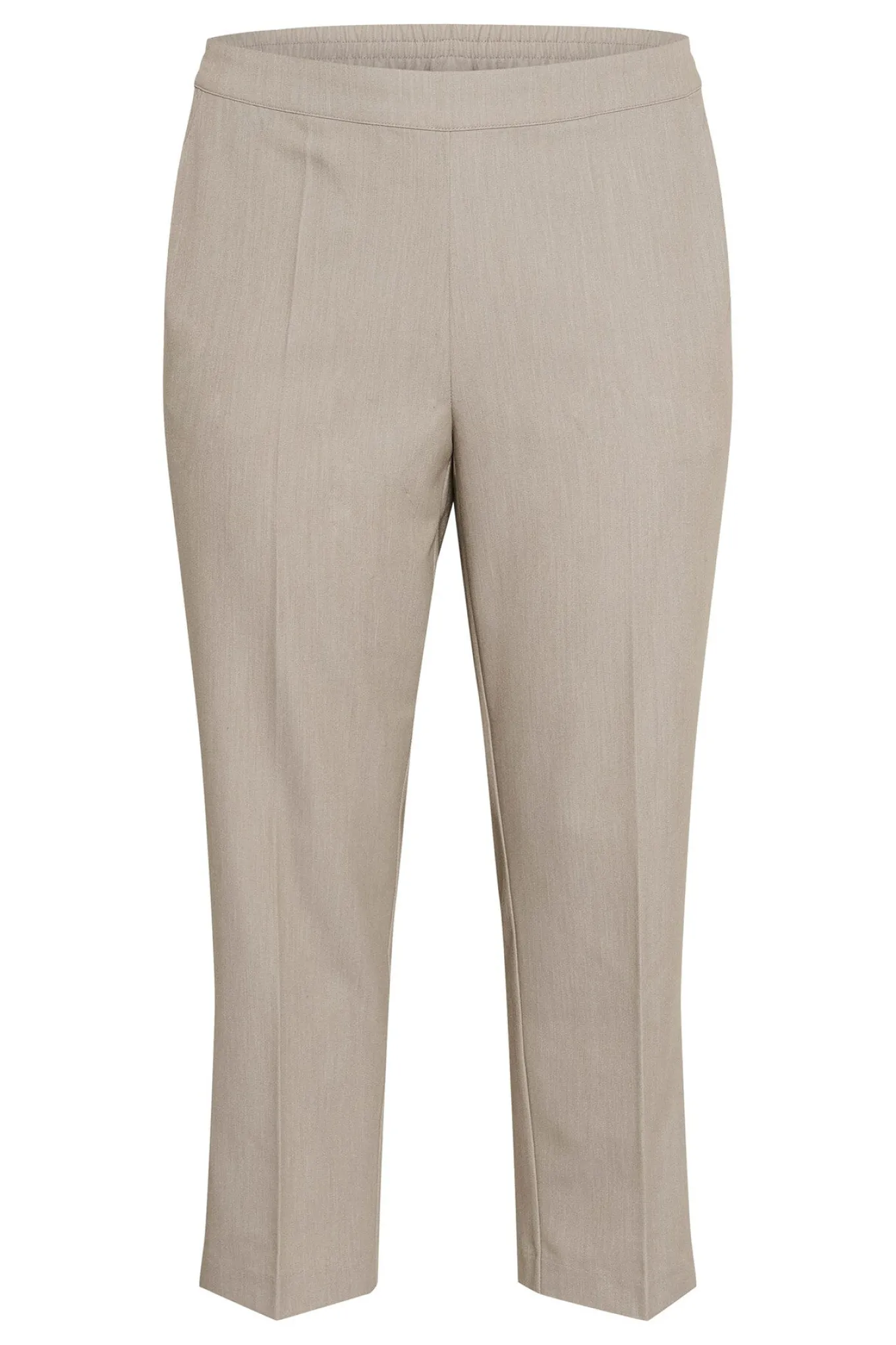 KCsakira Cropped Pants Elephant Skin Melange 10580650