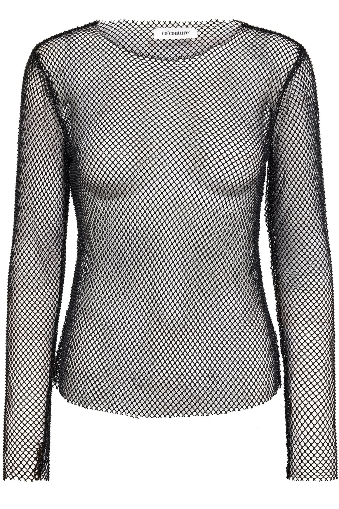 KrystalCC Net Blouse 96Black