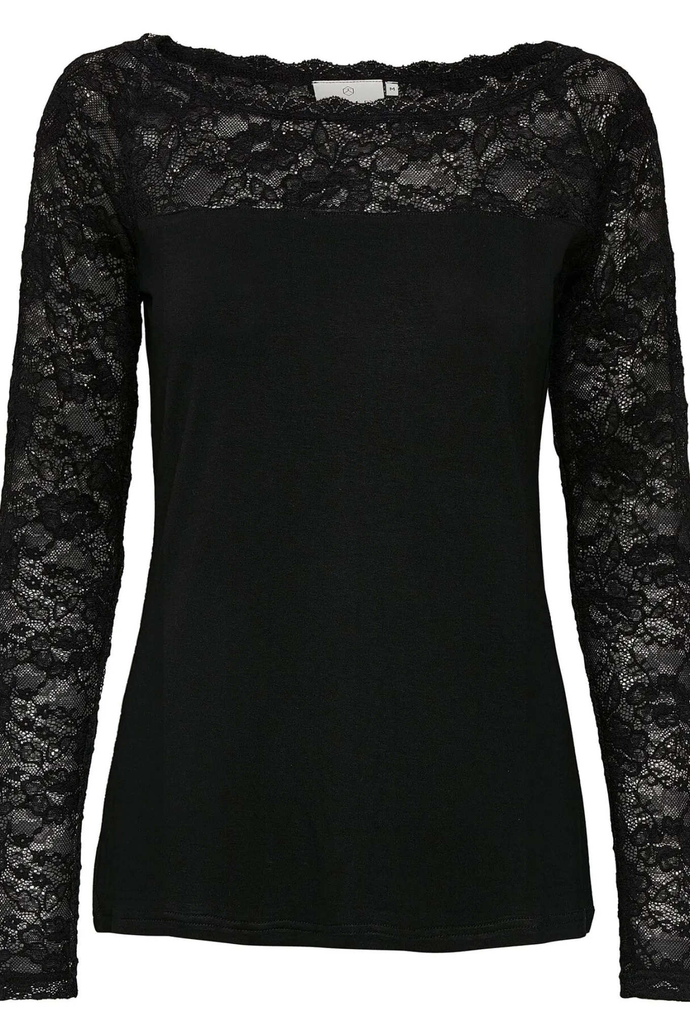 Lacy Boat tshirt Black deep 10500903