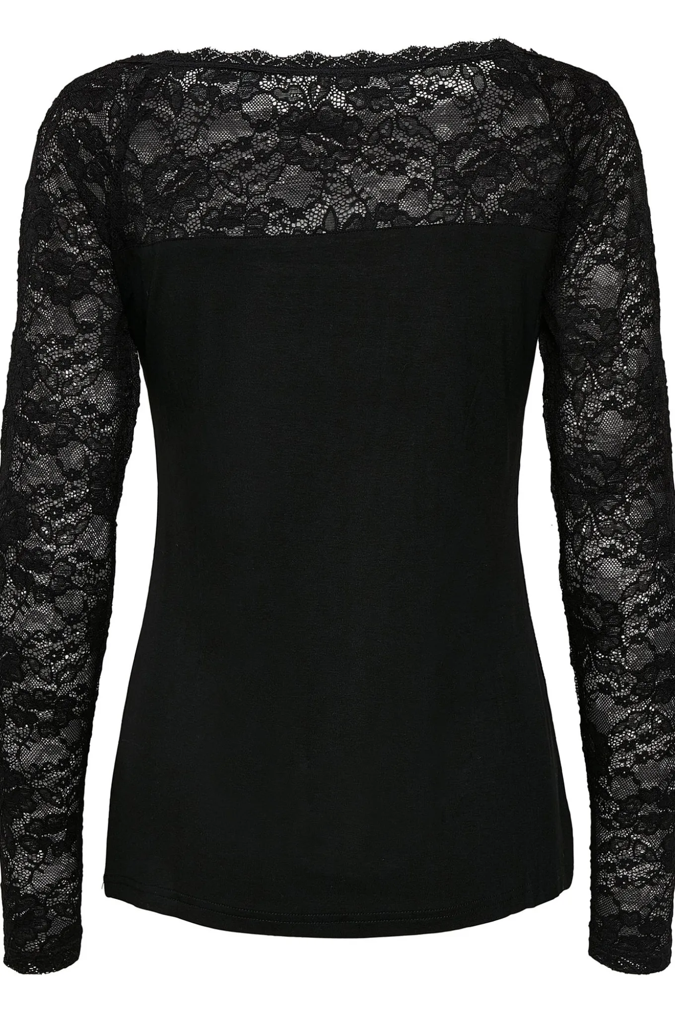 Lacy Boat tshirt Black deep 10500903