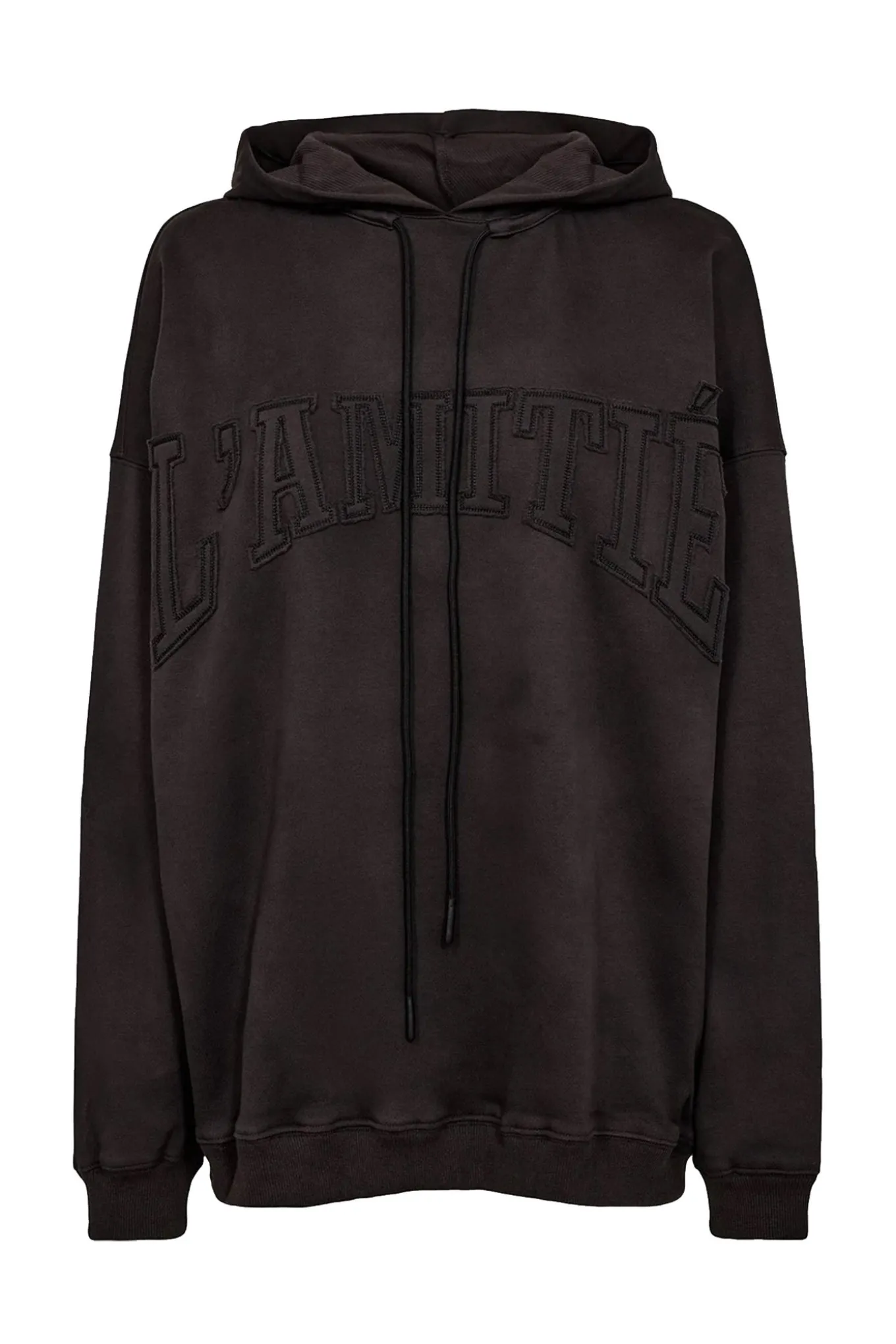 L'AMITIÉ Application Hoodie DARK GREY HL10372