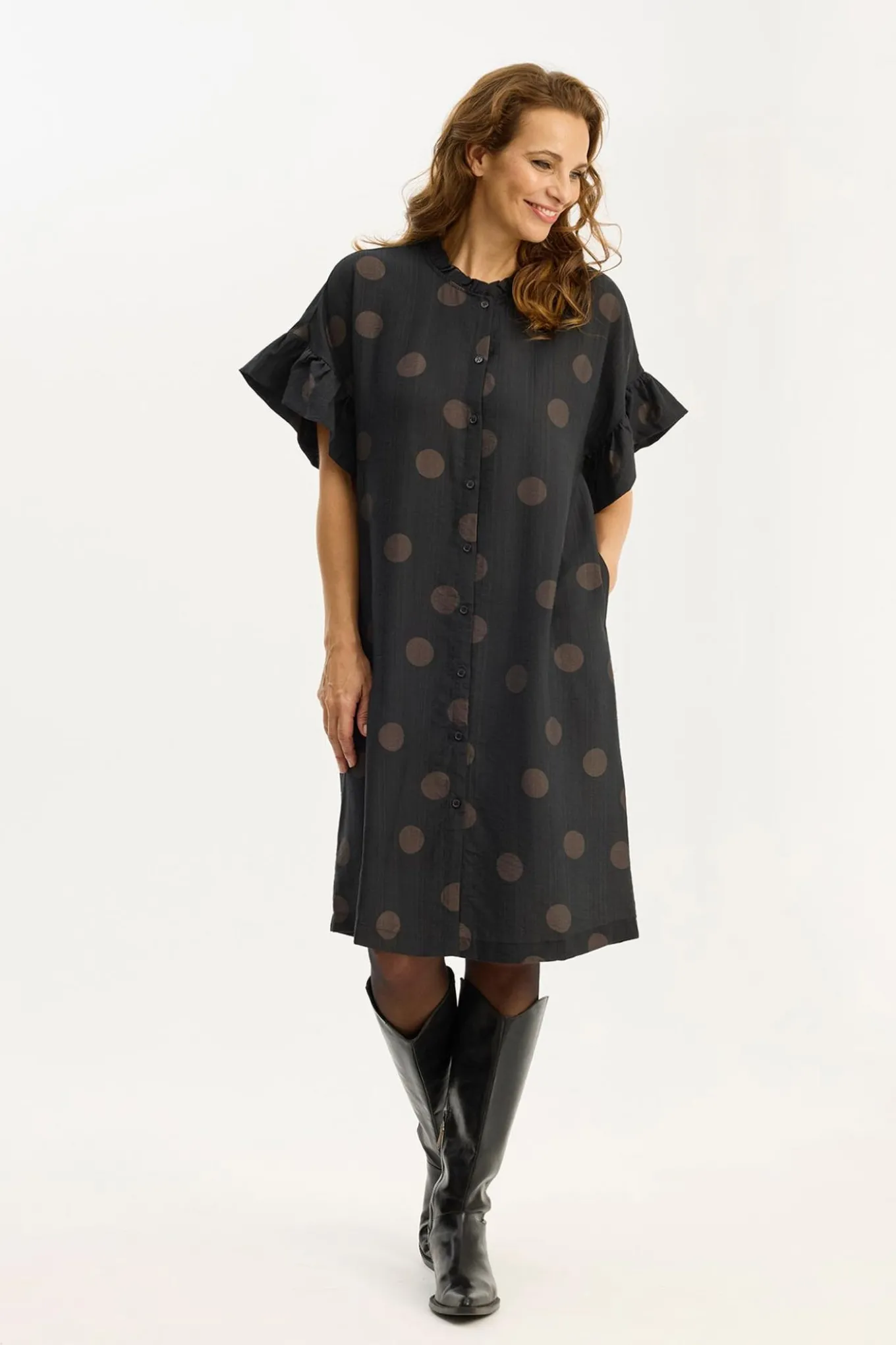 Paola dress SORT 16893