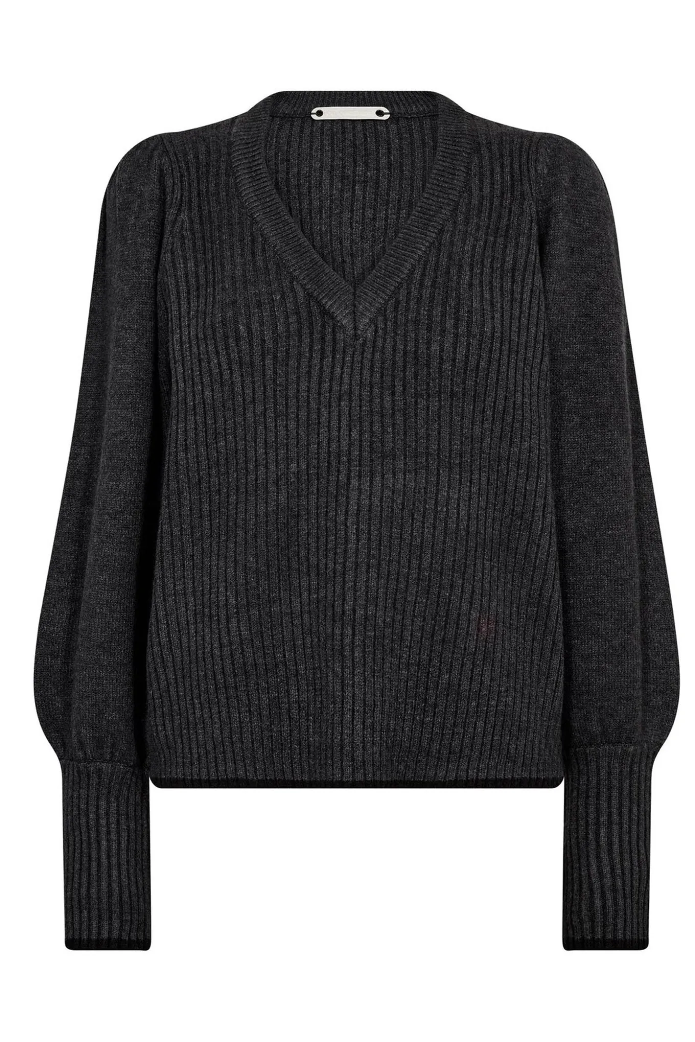 RowCC Puff Rib VKnit 140Dark Grey 32227