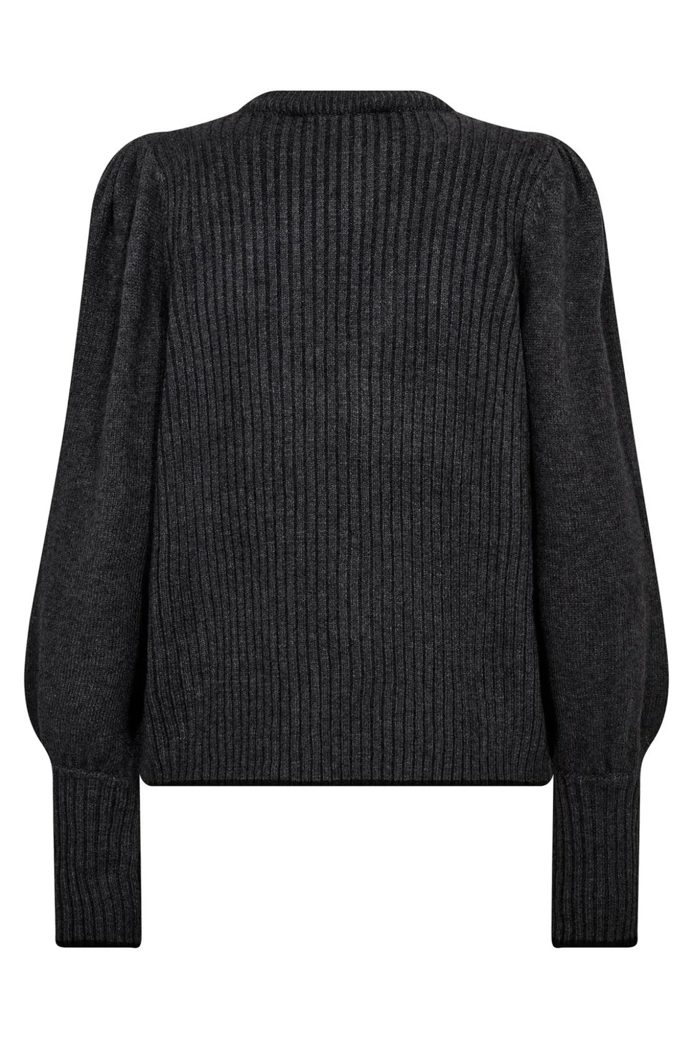 RowCC Puff Rib VKnit 140Dark Grey 32227