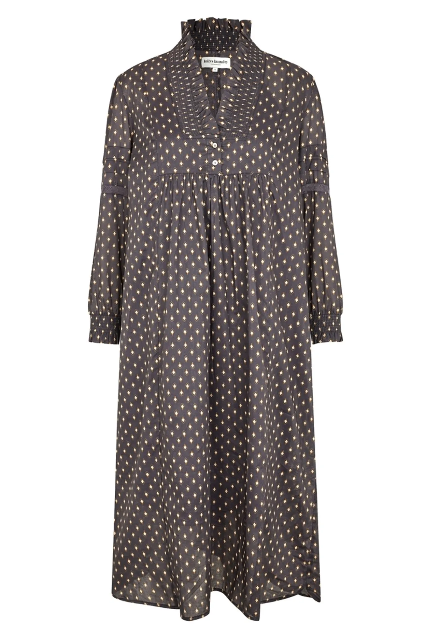 SagiLL Maxi Dress LS 23 Dark Blue 255163001