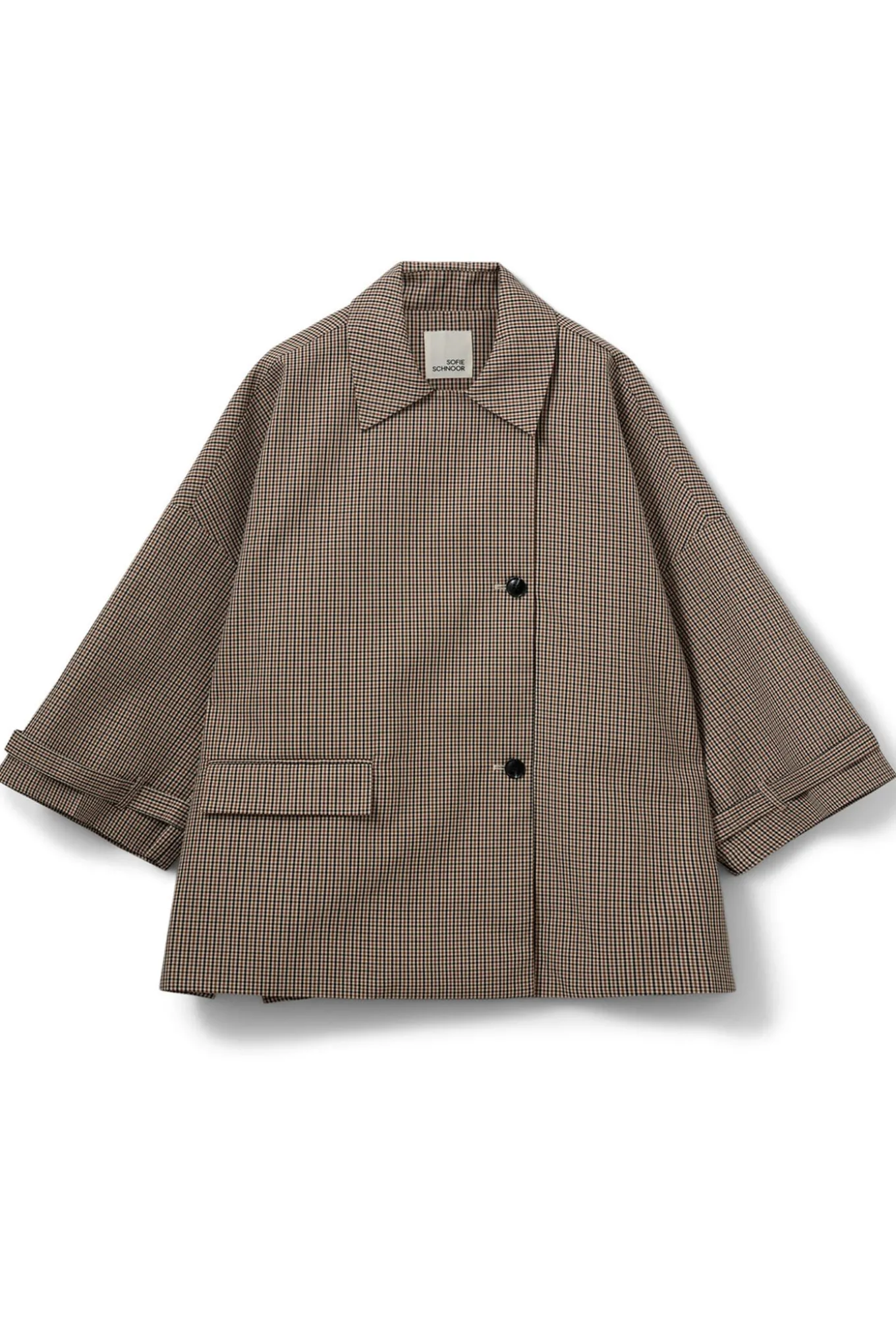 SELINASW OVERSIZE CHECK JACKET 9064 Check S261365