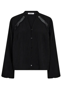 ShinaCC Lace VShirt 96Black 35923