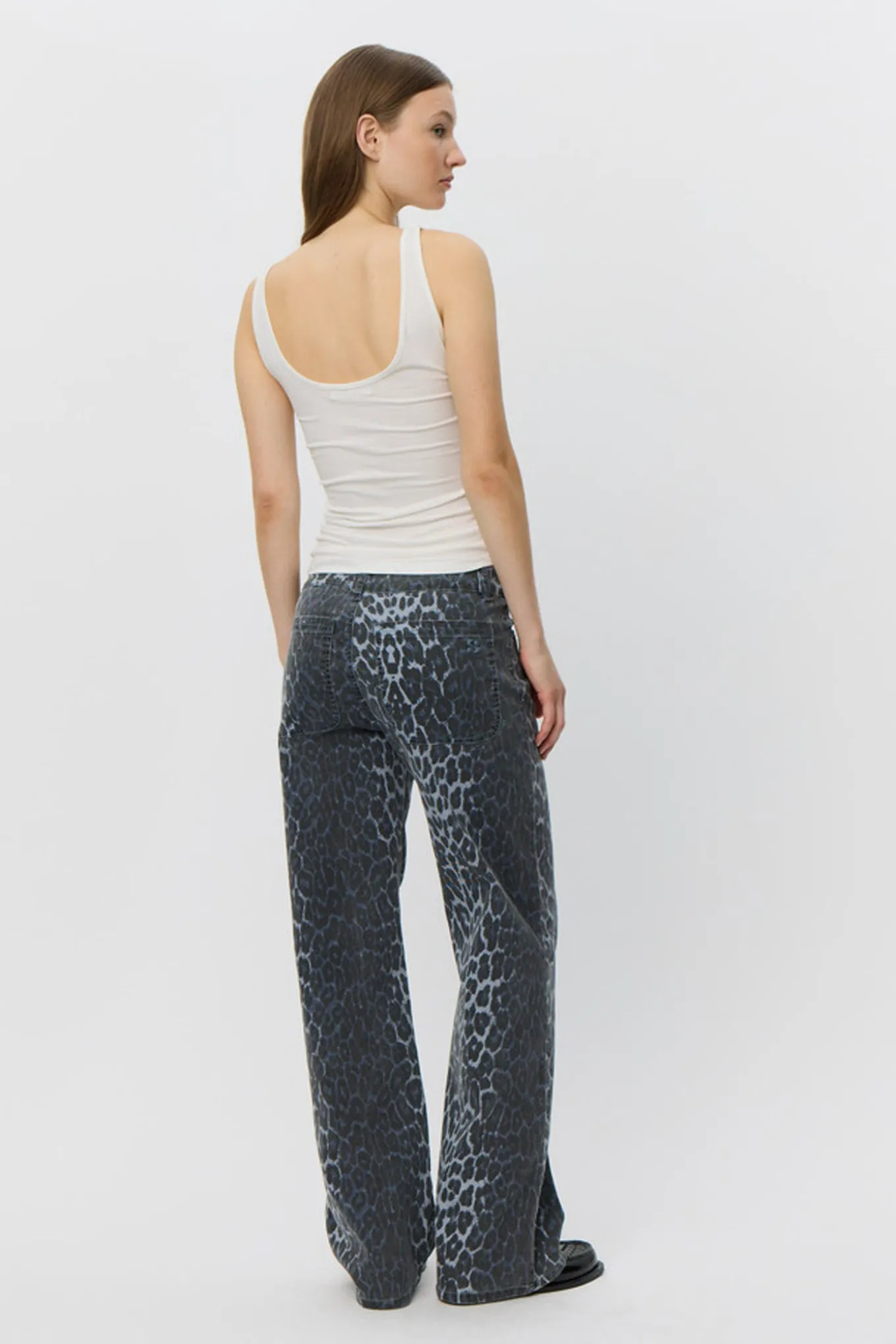 SIENNASW LEOPARD TROUSERS 5036 Blue SNOS606