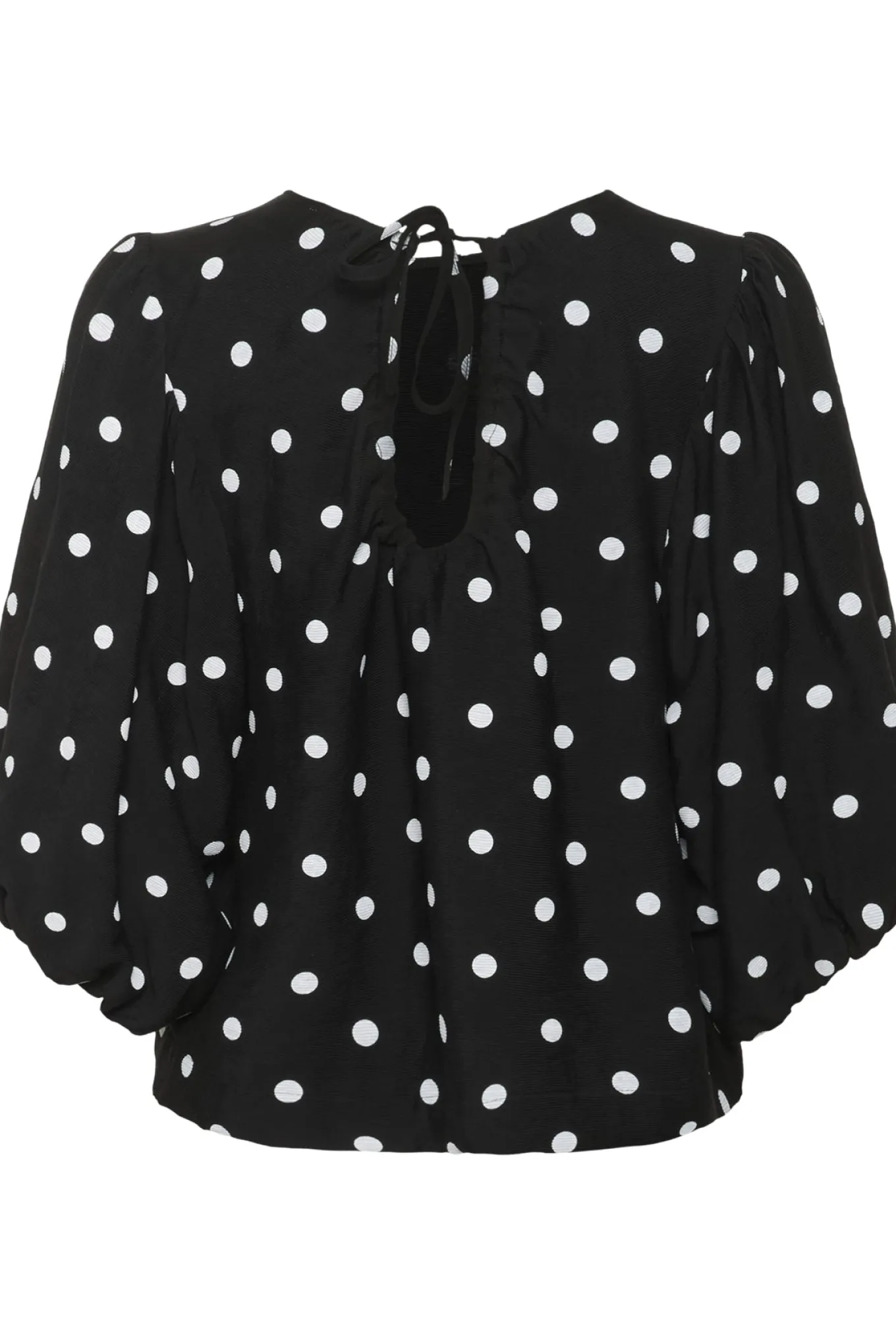 SLIdola Blouse SS Black and White Dots 304365 30408753