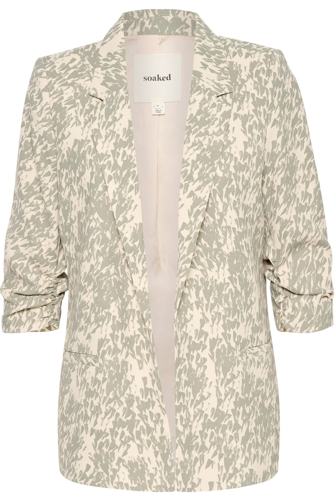 SLShirley Printed Blazer Shadow Drop Print 30405041