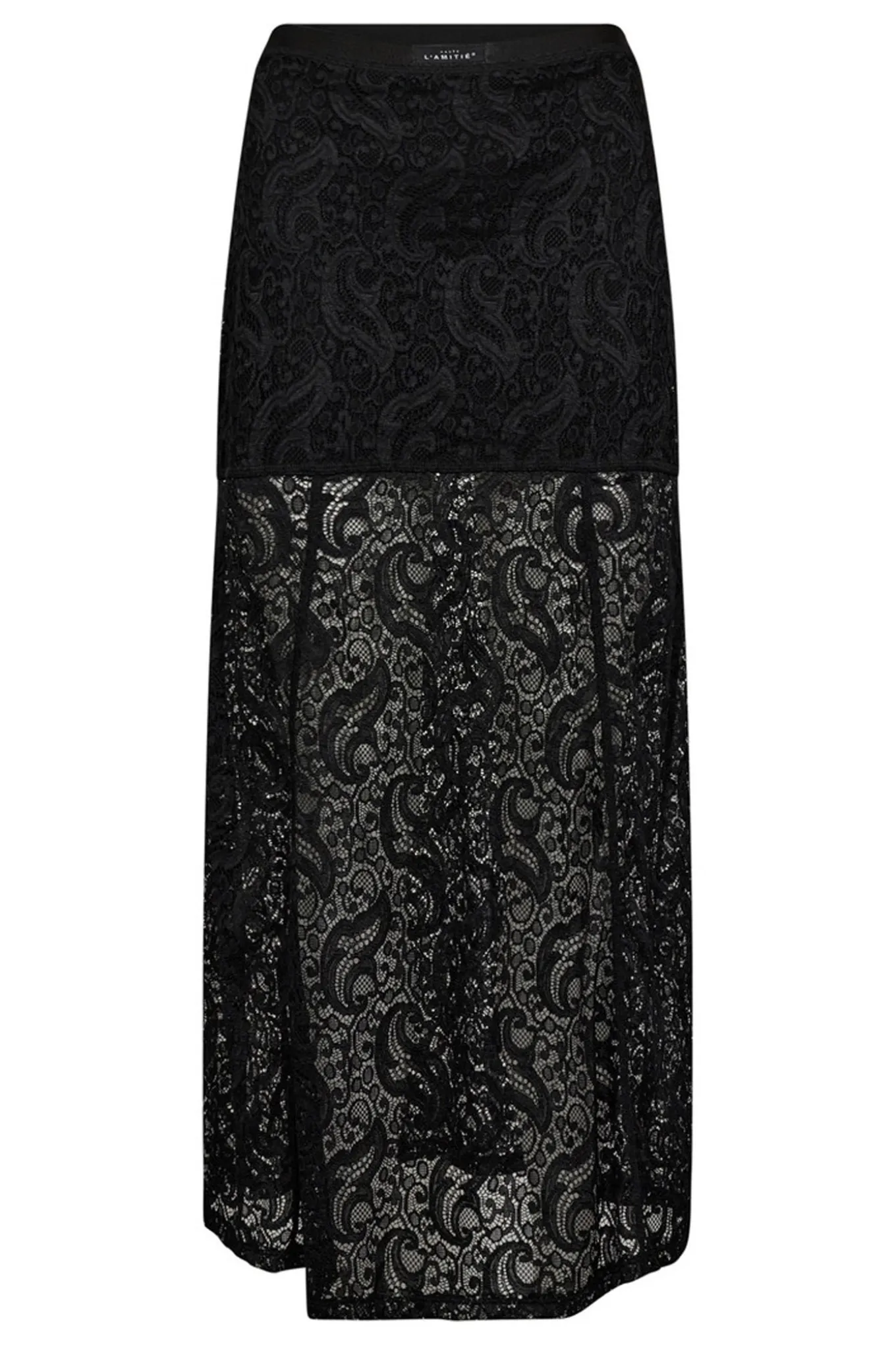 Summer Lace Tall Skirt Black HL10580