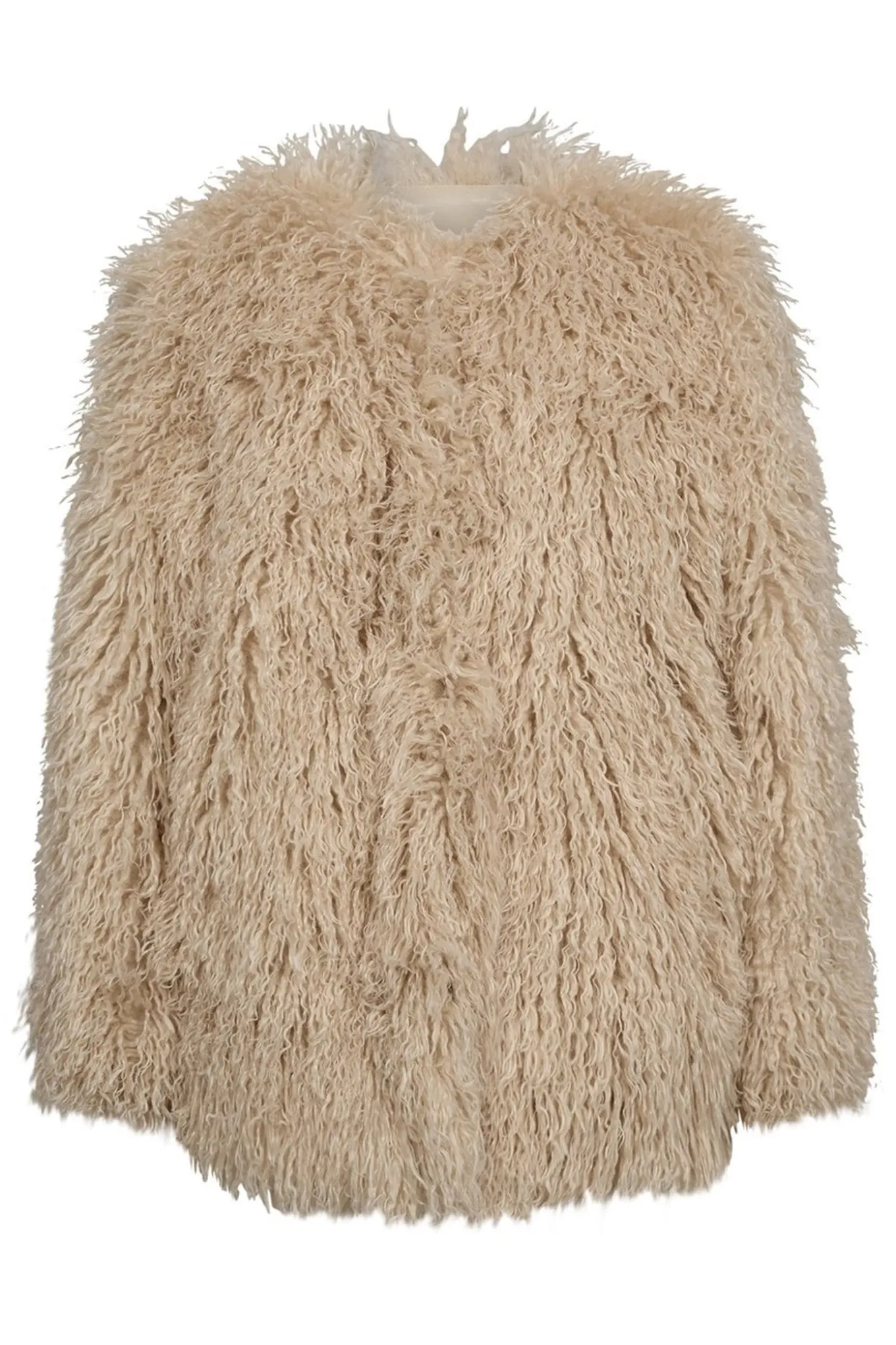 Tibet Fur Jacket OffWhite HL10275