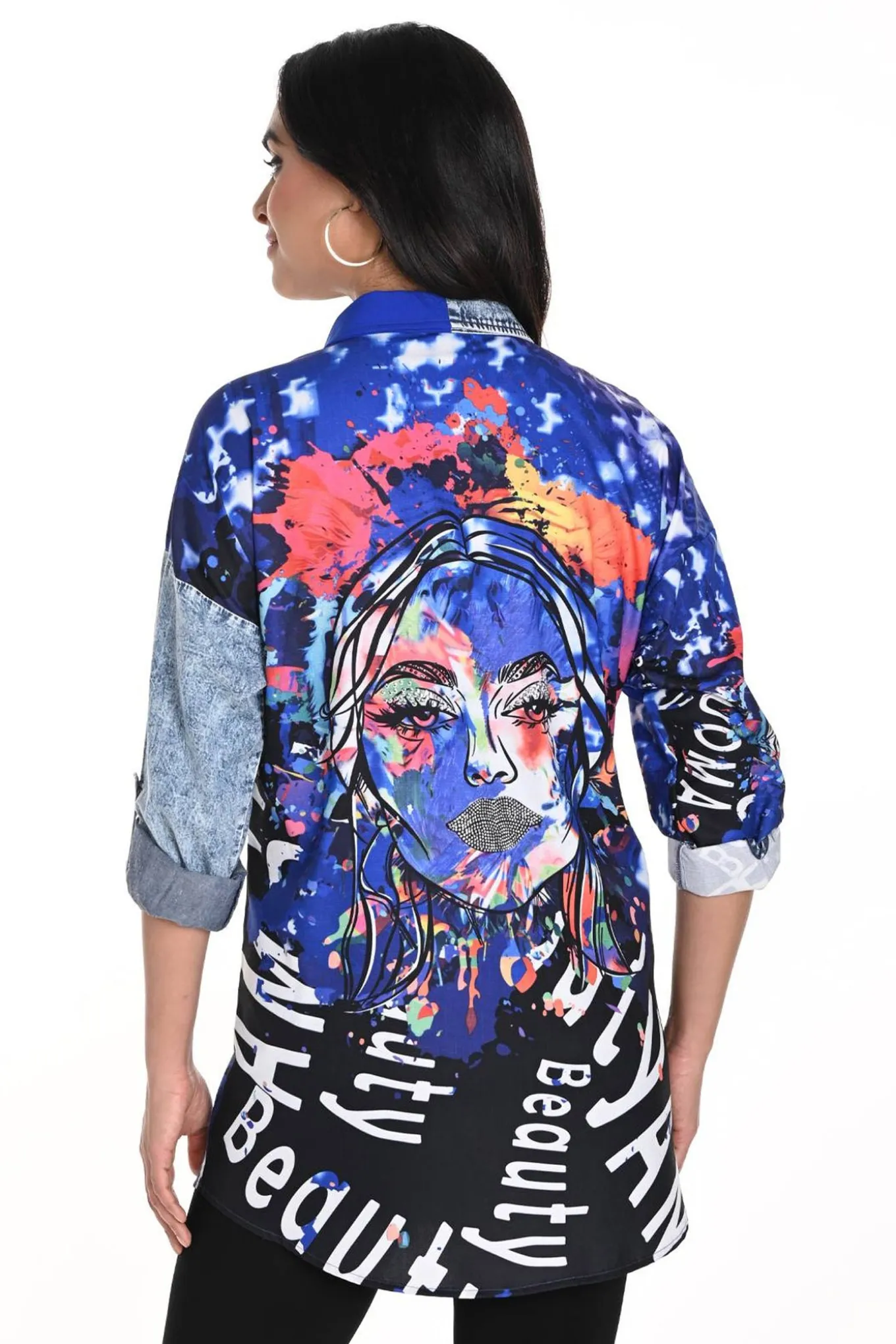 243528U SKJORTER Blue 243528U
