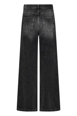 VickyCC Stud Wide Jeans 96Black 31638