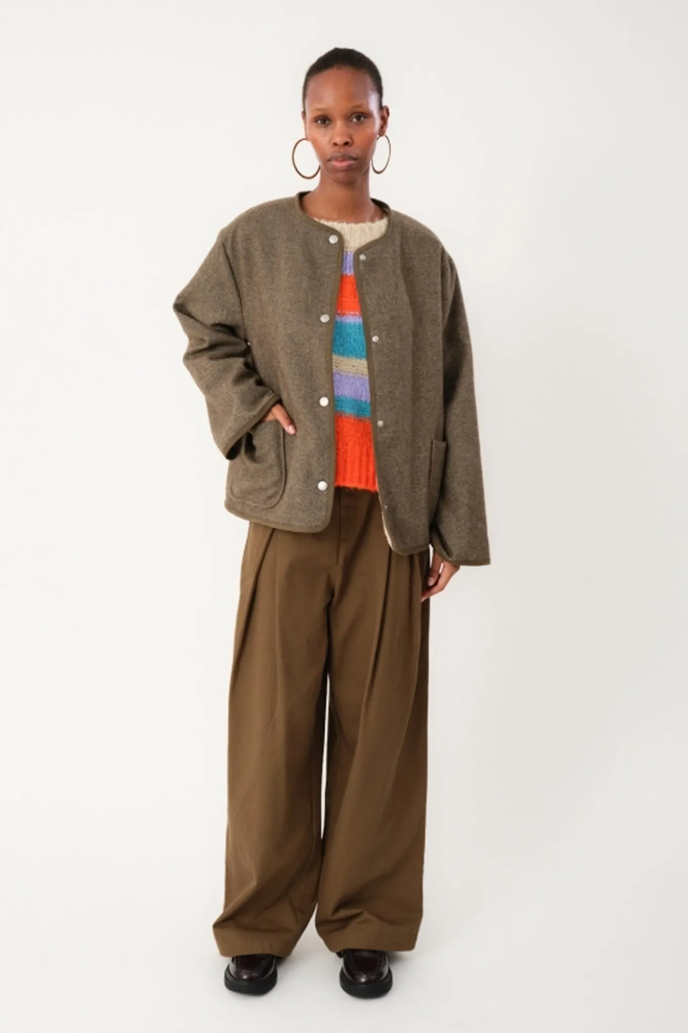 YarraLL Jacket LS 87 Dark Mokka 254197001