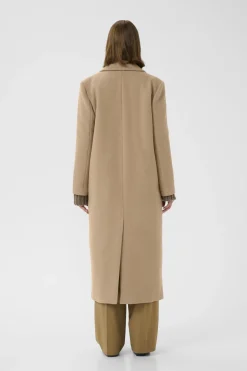 YunahIW Long Coat Tobacco Brown 30110610