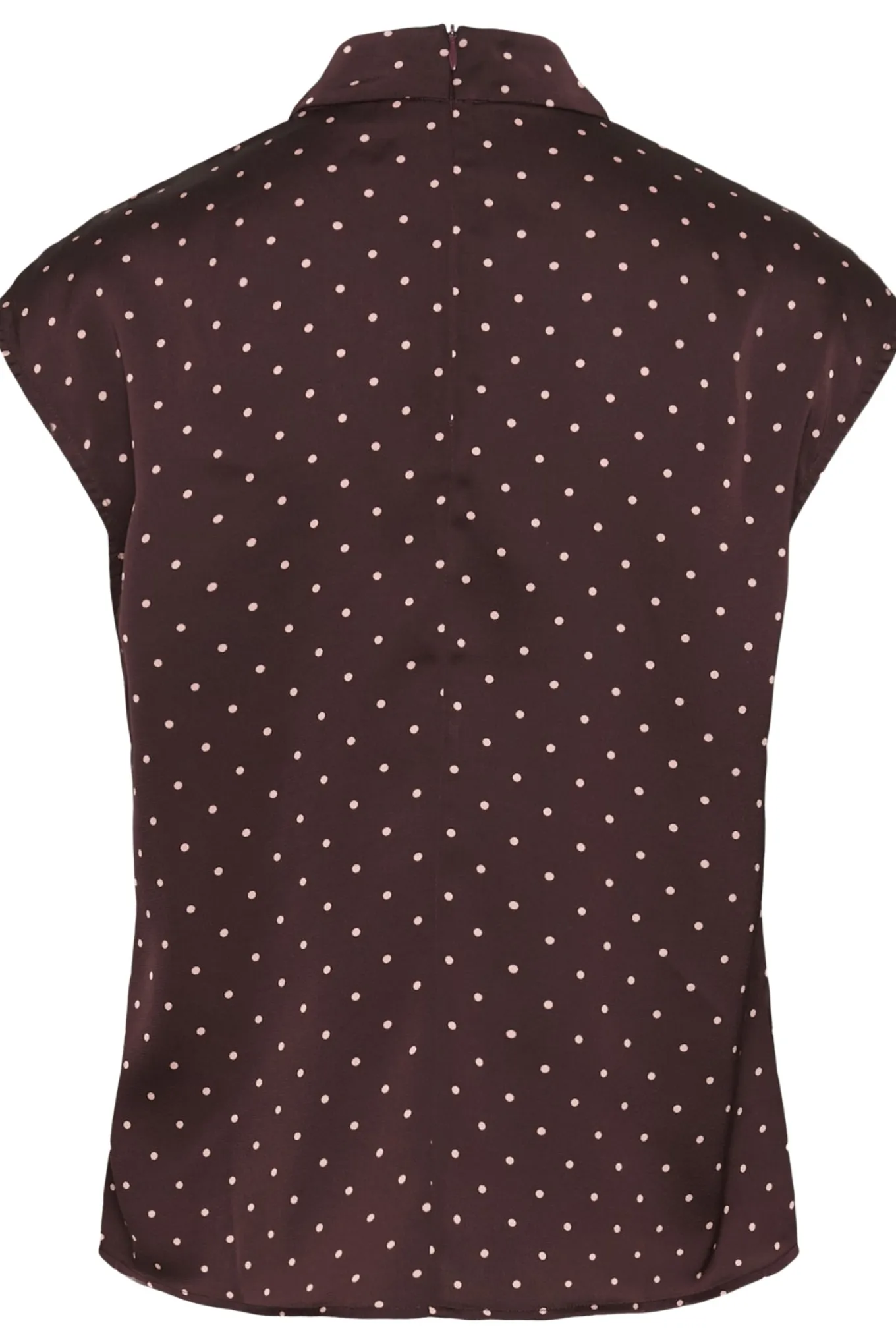 ZaniaIW Blouse Brown Bordeaux Small Dot 305 30111246